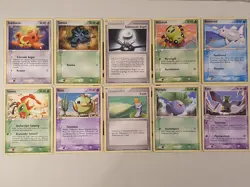 Pokemon Karten Sammlung Ex Verborgene Machte Set 10 x Pokemon Deutsch - Image 1