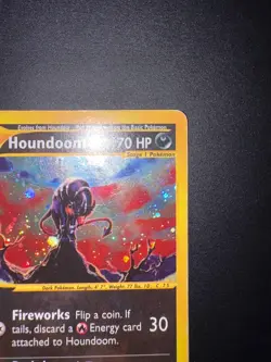 English 2003 Pokemon Aquapolis Houndoom Holo #H11/H32 - Image 4