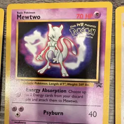 Pokemon Promo Card Lot Kids WB First Movie Dragonite Mewtwo Electabuzz 1999 40pk - Image 4