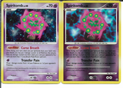 Pokemon Legends Awakened Spiritomb #16/146 Holo & Reverse 2 Card Lot NM - Image 1