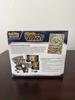 Pokemon TCG Scarlet & Violet Surging Sparks Pokemon Sealed Elite Trainer Box ETB - Image 3