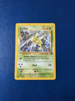 Pokemon TCG Scyther 26/64 Jungle Non Holo Unlimited Rare WOTC Card - Image 1
