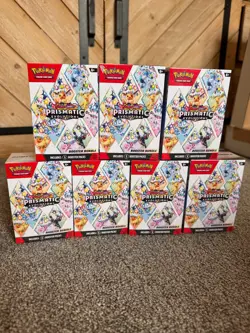 Pokemon TCG Prismatic Evolutions Booster Bundles (7x) English Sealed - Image 1