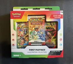 Pokemon TCG First Partner Illustration Collection Series 1 Unsealed Case of 6 - Image 1