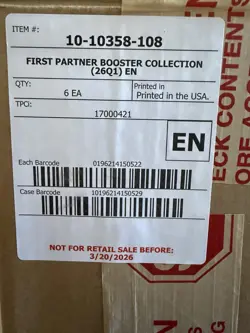 Pokemon TCG First Partner Illustration Collection Series 1 Unsealed Case of 6 - Image 3
