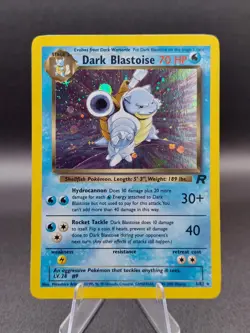 Pokemon TCG Dark Blastoise Team Rocket Holo Rare 3/82 Unlimited English MP - Image 1