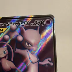 Mewtwo & Mew GX 222/236 - Unified Minds Tag Team Ultra Rare Full Art Pokemon- NM - Image 4