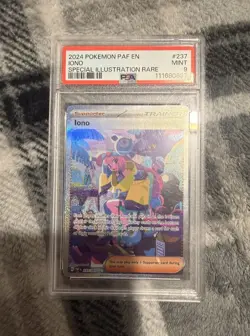 Nintendo Pokemon TCG PAF Iono Special Illustration Rare #237 PSA 9 Holo - Image 1