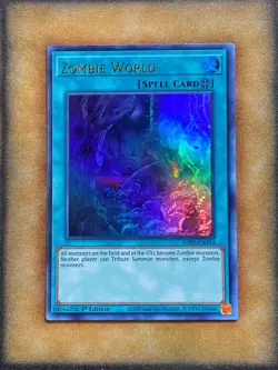 Yugioh Zombie World GFP2-EN154 Ultra Rare 1st Ed NM - Image 1
