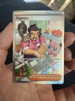Pokemon Saguaro 270/193 Sv02: Paldea Evolved Illustration Rare Holo *mint - Image 1