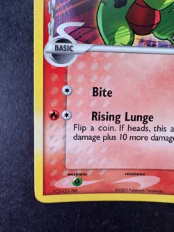 2005 Pokemon Larvitar EX Delta Species 73/113 Reverse Holo Stamped - Image 4