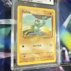 CGC MINT 9, Machop Pokemon (2000) Base Set 2 - 78/130 - Image 2