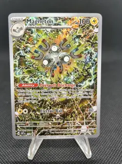 Pokemon Magneton SVP 159 Black Star Promo Surging Sparks ETB Holo Card - Image 1