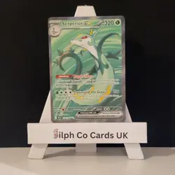 Serperior EX 156/086 Ex Black Bolt Set Pokemon Card - Image 1