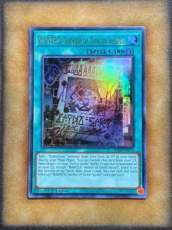 Yugioh WANTED: Seeker of Sinful Spoils RA03-EN074 Ultra Rare 1st Ed NM - Image 1