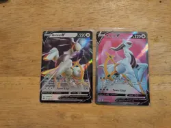 Lot of 2 - Arceus V 122/172 & (Full Art) 165/172 Brilliant Stars Pokemon TCG NM - Image 1