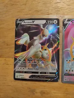 Lot of 2 - Arceus V 122/172 & (Full Art) 165/172 Brilliant Stars Pokemon TCG NM - Image 2