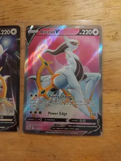 Lot of 2 - Arceus V 122/172 & (Full Art) 165/172 Brilliant Stars Pokemon TCG NM - Image 3