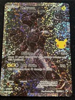 Pokemon Zekrom 114/114 Celebrations: Classic Collection Holo - NM - Image 1