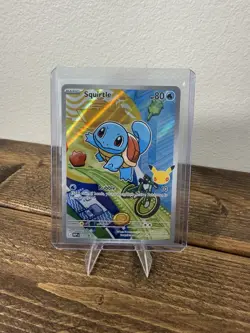 First Partner Illustration Rare Squirtle Promo 037 Pokemon TCG - Pack Fresh - Image 1