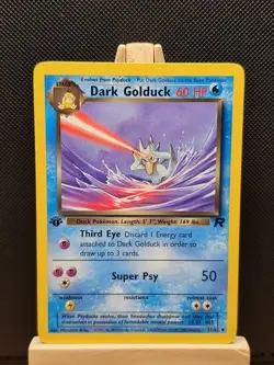 Pokemon 2000 WOTC 1st Edition Team Rocket Dark Golduck 37/82 - Near Mint - Image 1