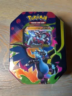 Pokemon TCG Mega Charizard x EX Tin Factory Sealed New - Image 1