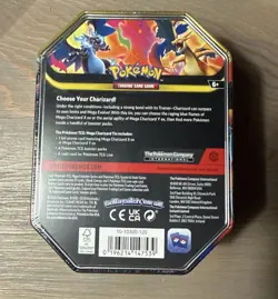 Pokemon TCG Mega Charizard x EX Tin Factory Sealed New - Image 2