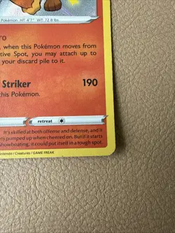 Cinderace SV017/SV122 Shiny Holo Rare - Pokemon Shining Fates: Shiny Vault - Image 4