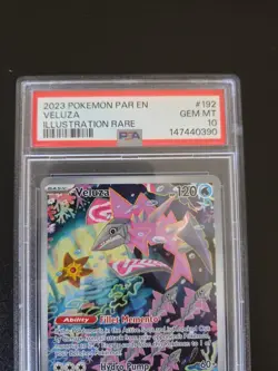 Pokemon Veluza 192/182 Paradox Rift Illustration PSA 10 Gem Mint - Image 3