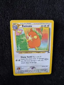 Pokemon 2001 Raticate Southern Islands #6/18 Card LP+ - Image 3