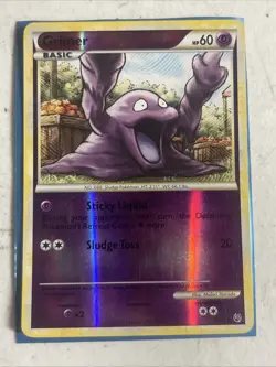 Grimer - Undaunted 50/90 Common Reverse-Holo Pokemon TCG - Image 1