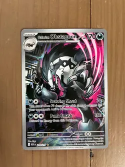 Pokemon TCG Ascended Heroes - Galarian Obstagoon 245/217 Illustration Rare - Image 1