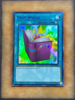 Yugioh Toon World LDS1-EN068 Ultra Rare 1st Ed BLUE NM - Image 1