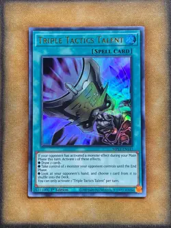 Yugioh Triple Tactics Talent MP21-EN143 Ultra Rare 1st Ed NM - Image 1