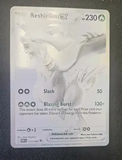Pokemon TCG White Flare Reshiram EX 173/086 *gorgeous* - Image 1