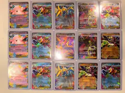 Pokemon Perfect Order Mega EX Full Art Holo Card Lot (15) - Image 1