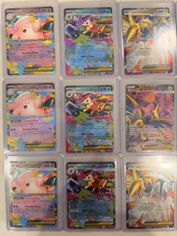 Pokemon Perfect Order Mega EX Full Art Holo Card Lot (15) - Image 2