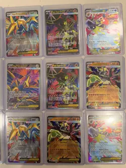 Pokemon Perfect Order Mega EX Full Art Holo Card Lot (15) - Image 3