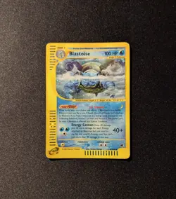 Pokemon EXPEDITION - #4/165 Blastoise - Holo - ENG - Moderately Played - Image 3