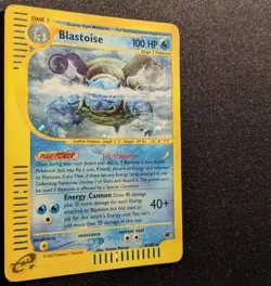 Pokemon EXPEDITION - #4/165 Blastoise - Holo - ENG - Moderately Played - Image 5