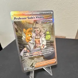 Pokemon TCG Professor Sada's Vitality Holo SV04 Special Rare 256/182 - Image 4