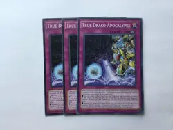 (NEAR MINT) 3x True Draco Apocalypse Yugioh MACR-EN070 Common - Image 1