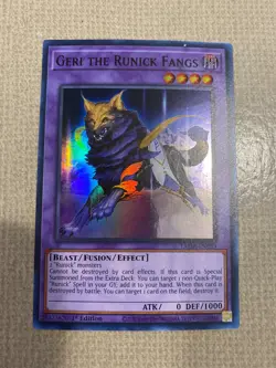 Yu-Gi-Oh! geri the runick fangs mint super rare 1st ed TAMA-EN039 - Image 1