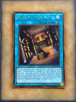 Yugioh Temple of the Kings PGL2-EN056 Gold Rare 1st Ed LP - Image 1