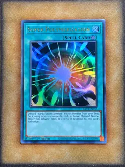 Yugioh Super Polymerization RA03-EN053 Ultra Rare 1st Ed NM - Image 1