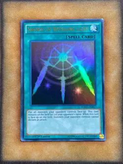 Yugioh Swords of Revealing Light YGLD-ENB17 Ultra Rare 1st Ed NM - Image 1