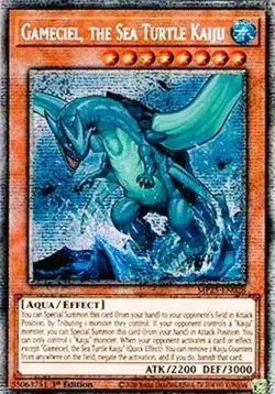 Yugioh MP25-EN028 Gameciel, the Sea Turtle Kaiju Starlight Rare MINT - Image 1