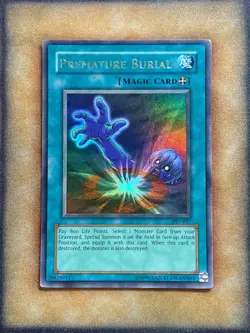 Yugioh Premature Burial PSV-037 Ultra Rare Original Print LP - Image 1