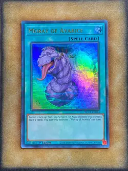 Yugioh Moray of Avarice POTE-EN084 Ultra Rare 1st Ed NM - Image 1