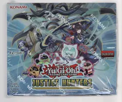 YUGIOH JUSTICE HUNTERS 1ST EDITION FACTORY SEALED BOOSTER BOX FREE SHIPPING - Image 1
